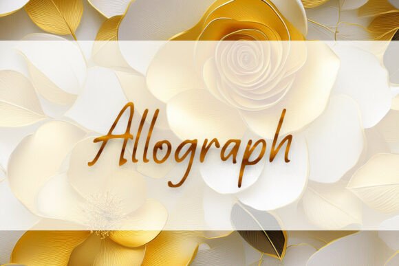 Allograph: A Font That Speaks in Script