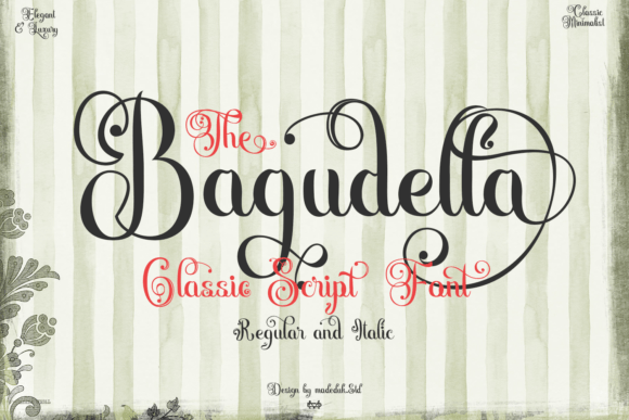 Bagudella Regular: A Font That Brings Nostalgia to Modern Branding