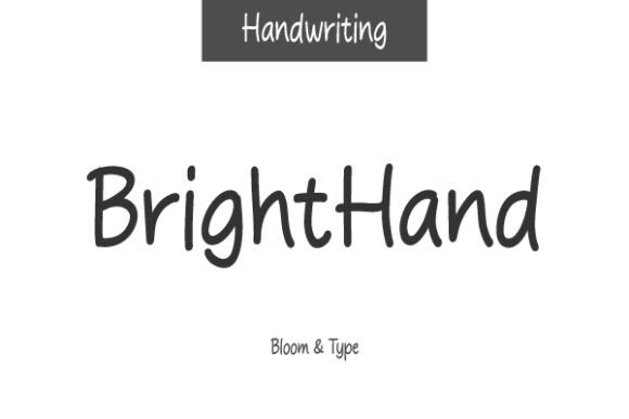 Brighthand: A Font That Breathes Life Into Editorial Design
