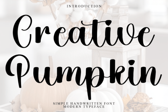 Creative Pumpkin: A Script Font That Adds Character to Your Web Design