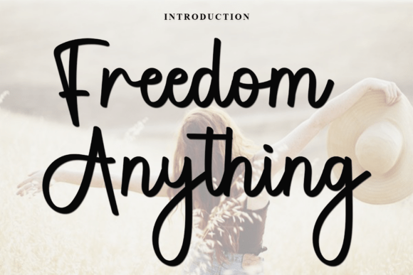 Freedom Anything: A Festive Font for Creative Crafters