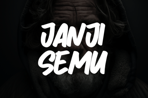 Janji Semu: A Script Font for Editorial Elegance