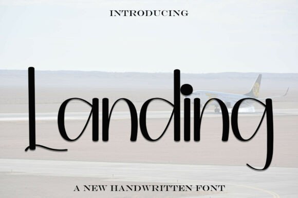 Landing: A Handwritten Font for Beautiful Craft Projects