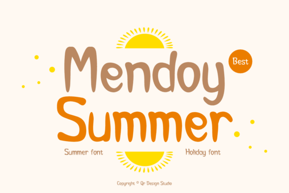 Mendoy Summer: The Font That Brings Warmth to Your Brand