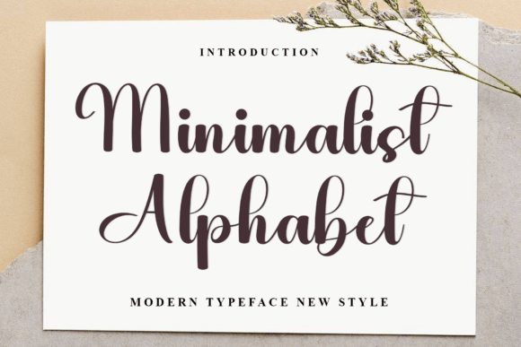 Minimalist Alphabet: A Font for Modern Campaigns