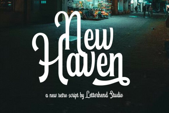 New Haven: A Timeless Script Font for Editorial Design