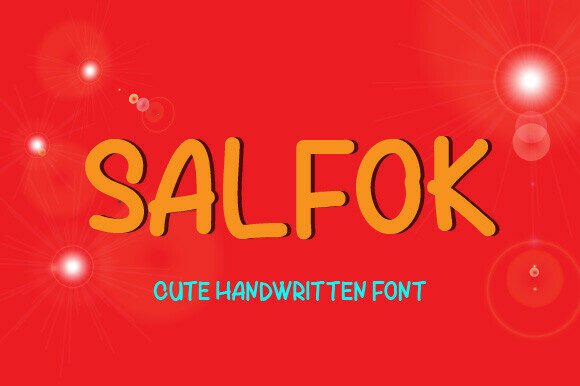 Salfok: A Handwritten Font for Standout Web Design