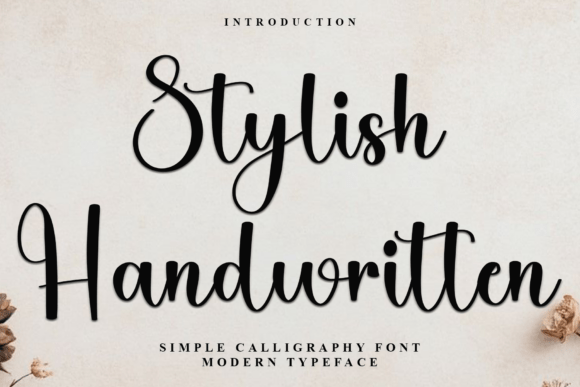 Stylish Handwritten: A Modern Script Font for Web Design