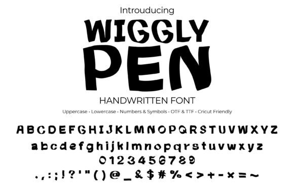 Wiggly Pen: A Playful Script Font for Editorial Design